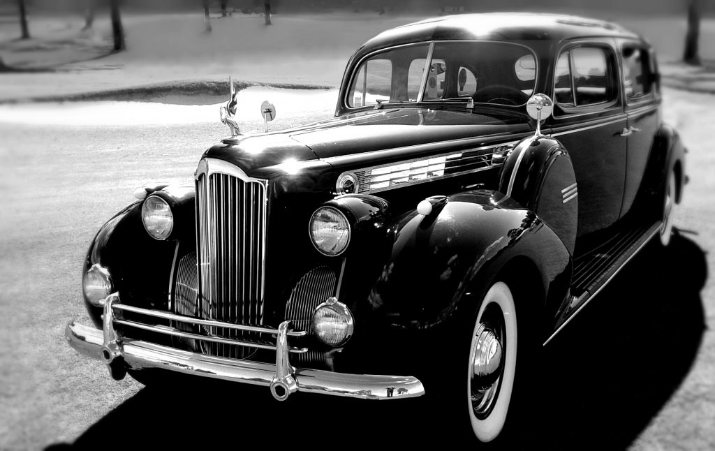 An immaculately restored 1939 Packard Super.