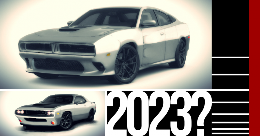 2023 Dodge Charger & Dodge Challenger concept art