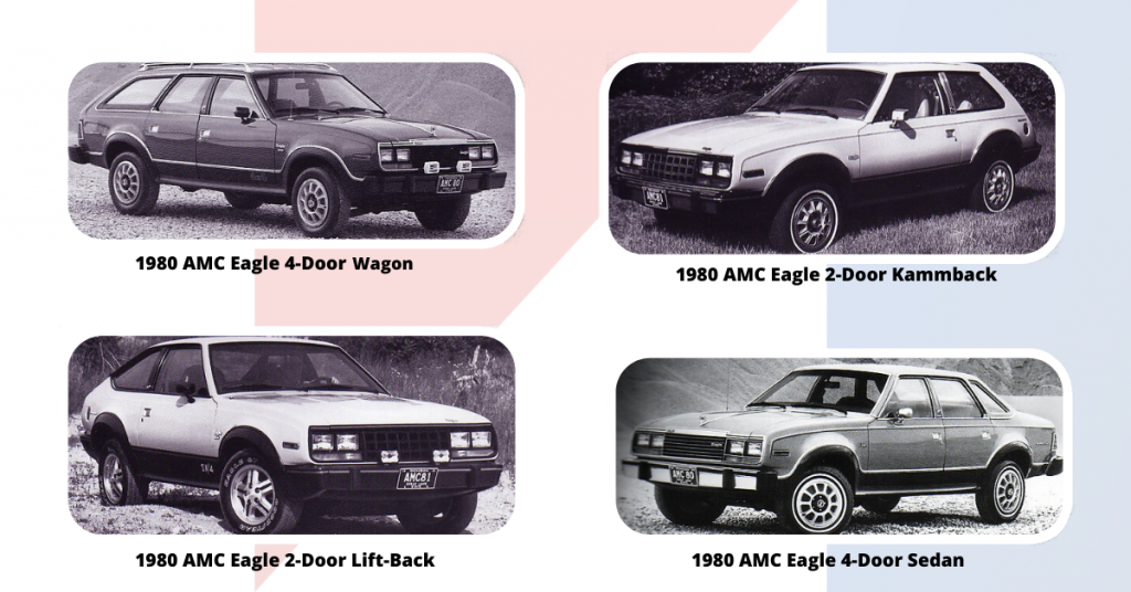  El AMC Eagle es el vehículo de origen padre de su SUV para el utilitario deportivo moderno
