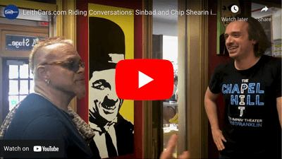 Riding Conversations: Sinbad and Chip Shearin in Chapel Hill Video